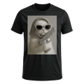Playera Gatito en diamantes