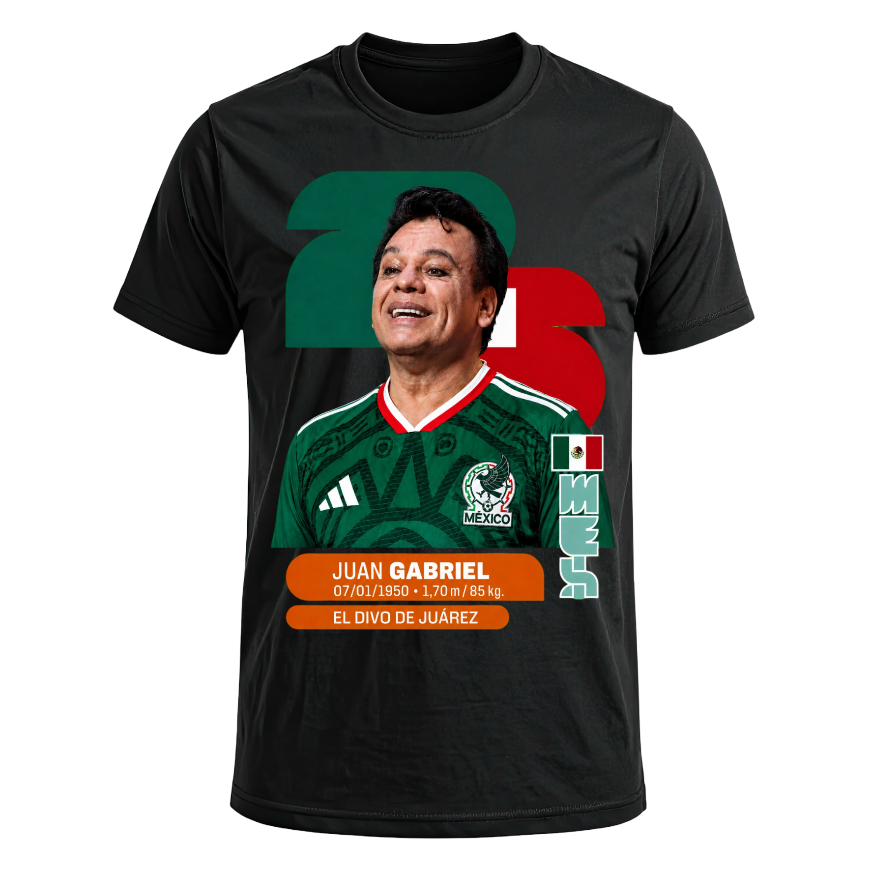 Playera Figuritas El Divo 26